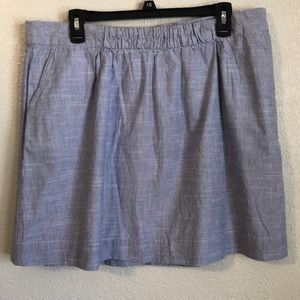 G.H. Bass & Co. Striped Skirt-Blue/White